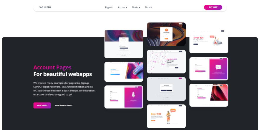 Soft UI Design System - Free Bootstrap 5 UI Kit