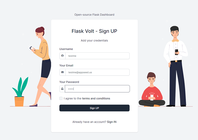 Flask Codebase - Registration Process