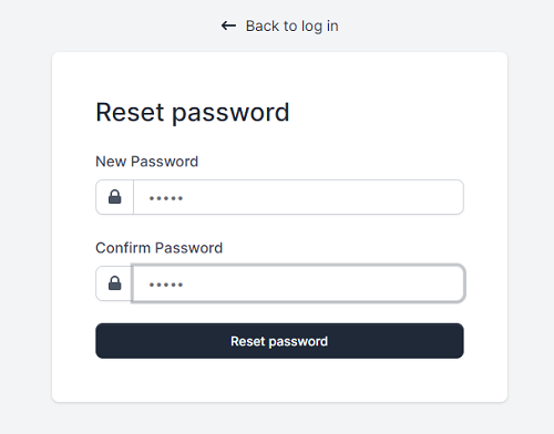 Flask Reset Password - Set New Password