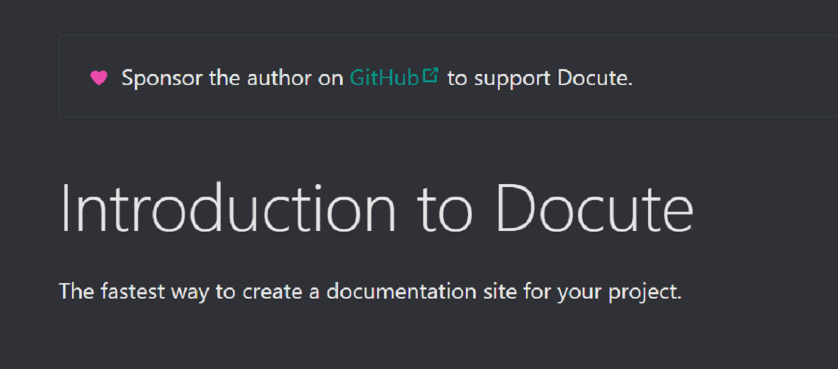 Docute - Documentation Generator