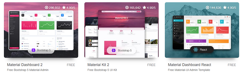 Bootstrap 5 Material Dashboard - Free Resources