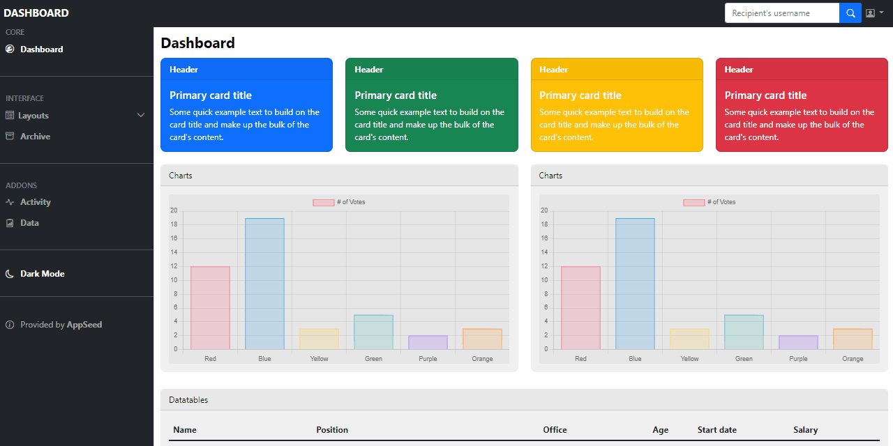 Bootstrap for Beginners - Code a Simple Dashboard Layout