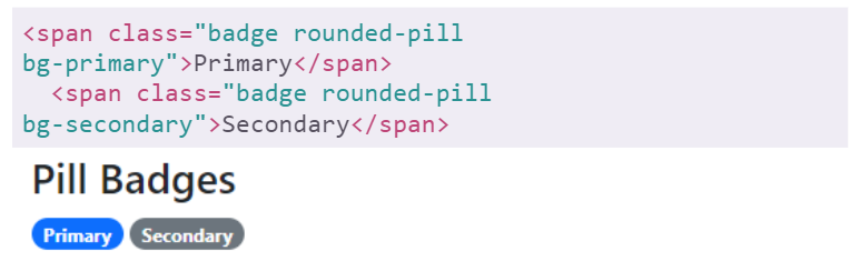 Bootstrap for Beginners -  Pill Badges