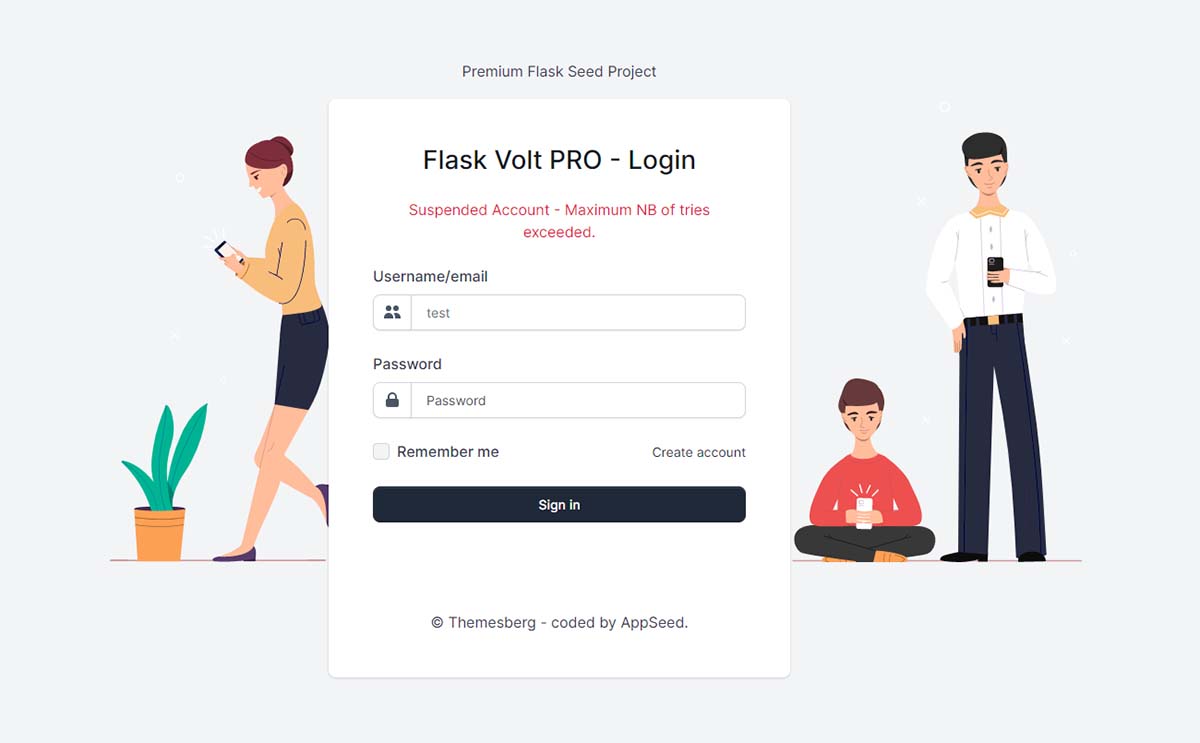 Flask Volt PRO - Suspended User Warning