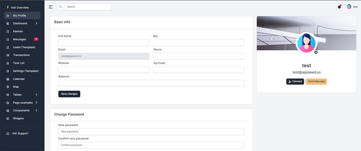 Flask Volt PRO - Extended User Profile