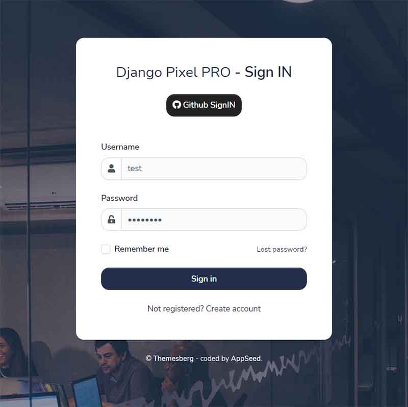 Django Pixel PRO - OAuth Sign IN (premium starter)
