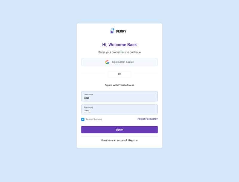 Django Berry Bootstrap 5 - Free Product (crafted by AppSeed)