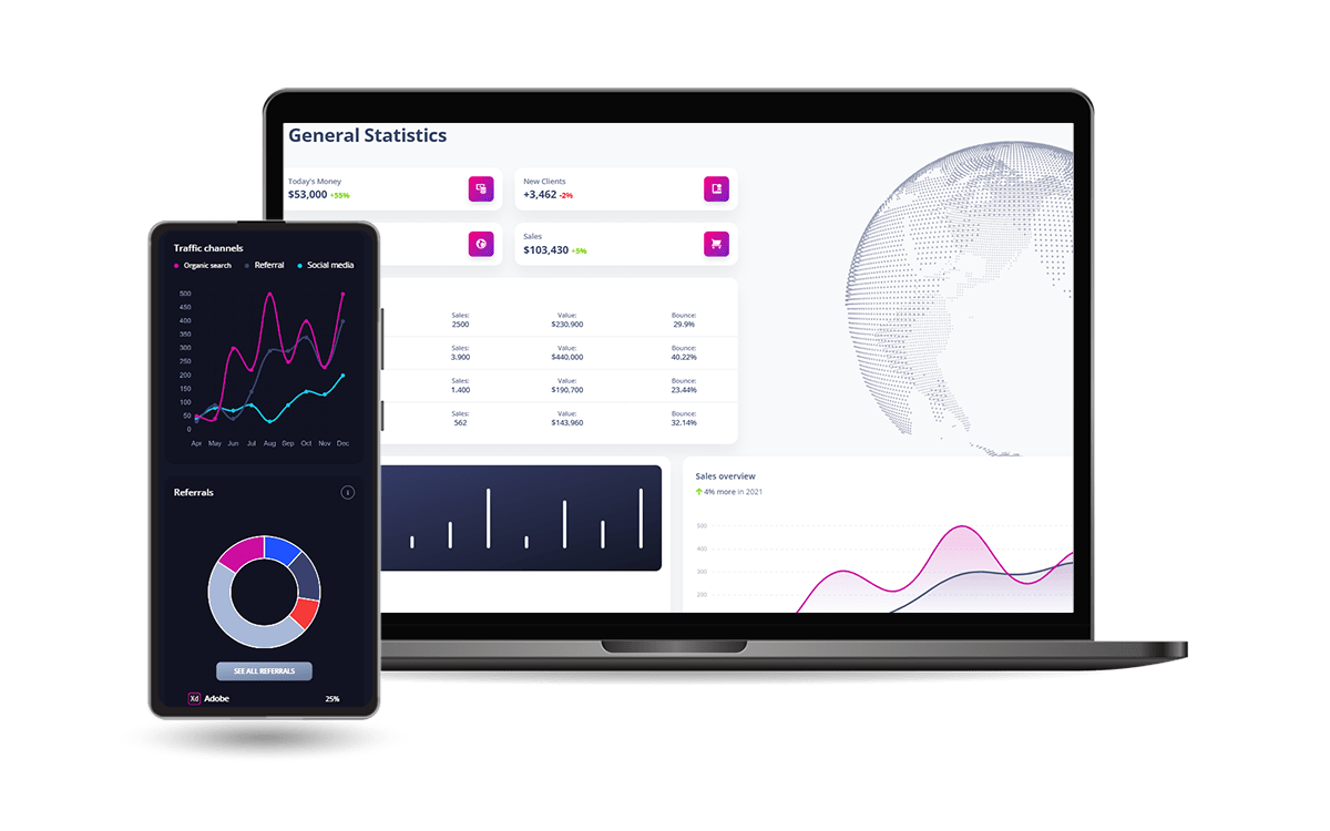 Django & Tailwind CSS - Soft Dashboard Design (crafted by AppSeed and Creative-Tim)