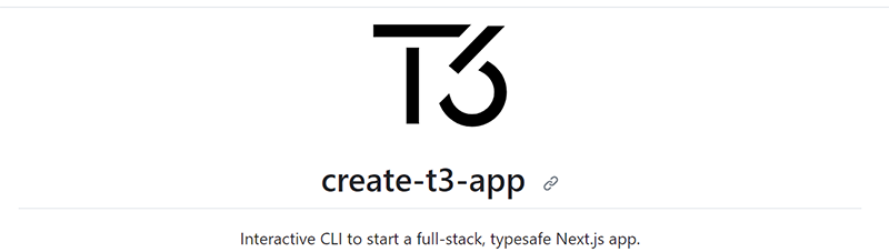 Interactive CLI to start a full-stack, typesafe Next.js app.