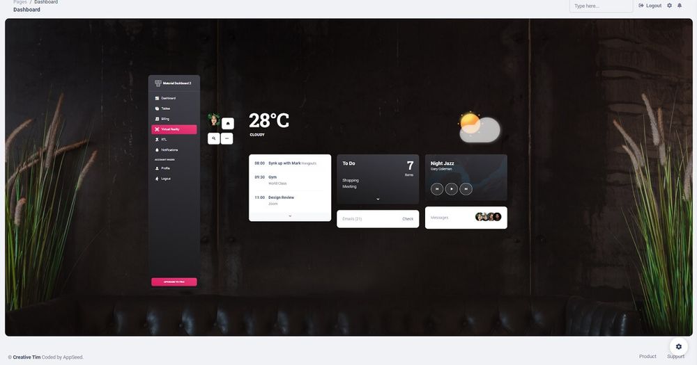 Material Dashboard Free Flask Starter Material Dashboard Free Flask Starter