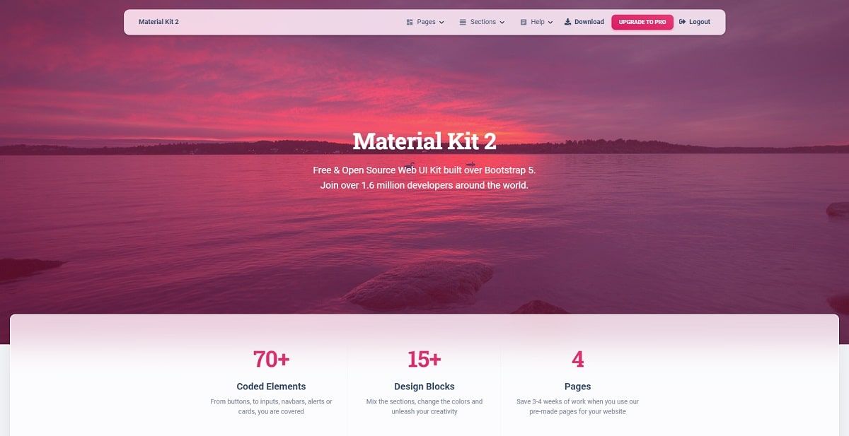 Material Kit Bootstrap 5 - Flask Template
