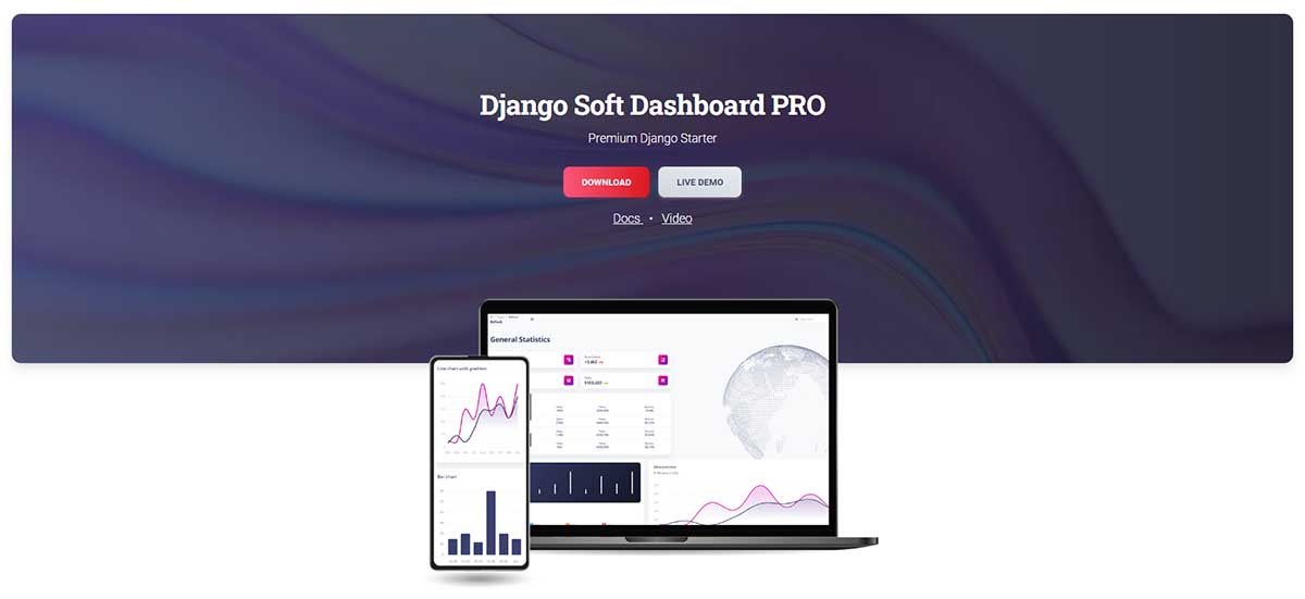 Django Soft Dashboard PRO - Change Password, Self Deletion.