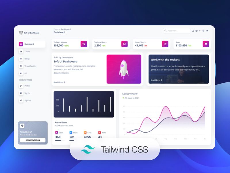 Django Soft Dashboard - Tailwind CSS Version 