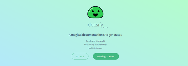 Documentation Generators - A curated list: MkDocs, Docsify, Vuepress