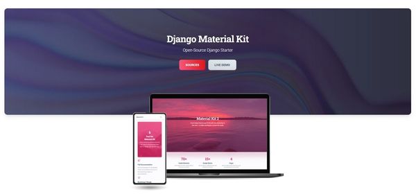 Material Kit - Open-Source Django Starter