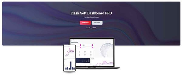 Flask Soft Dashboard PRO - Extended User Profile, Improved Auth