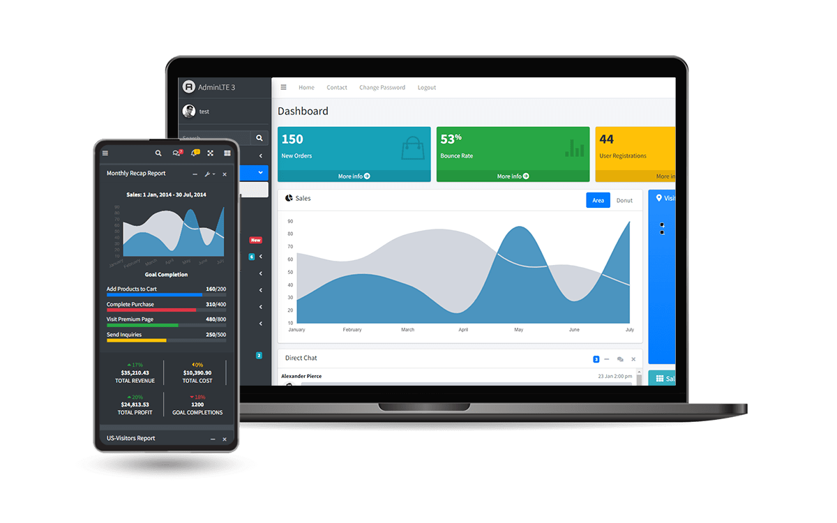 Premium Django Starter - AdminLTE Design, crafted by AppSeed